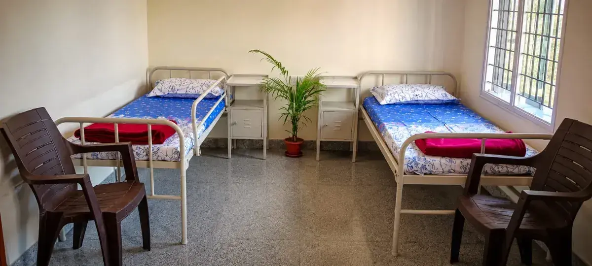 Professional medical care and nursing support at Vishwa Old Age Home